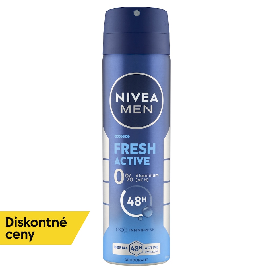 obrázok 1 z Nivea Men Fresh Active Sprej dezodorant 150 ml