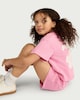 image 1 of F&F Girls Pure Cotton Co-ord Shorts in Pink