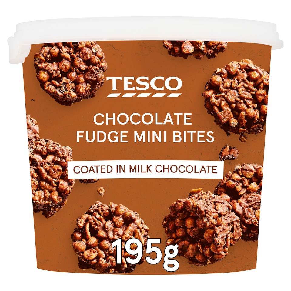 Tesco Chocolate Fudge Mini Bites 196g