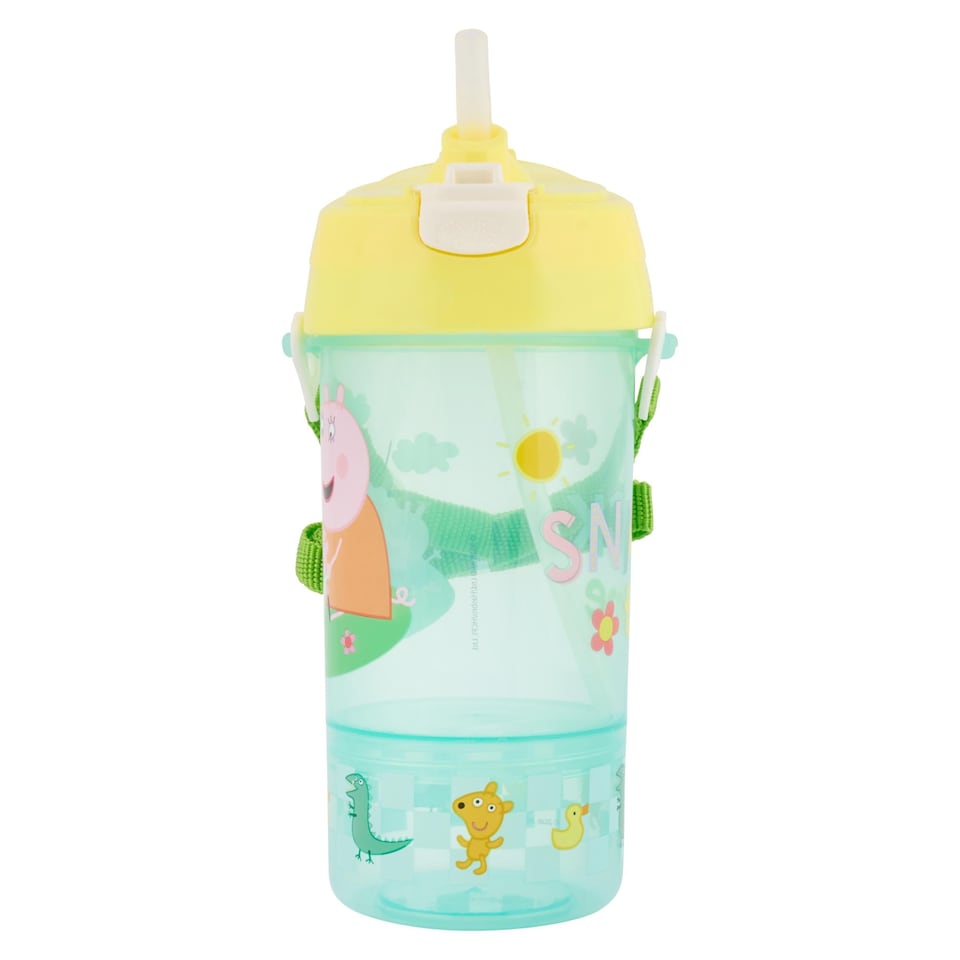 image 1 of Peppa Pig 2 in 1 Sip & Snack Water Bottle & Canteen