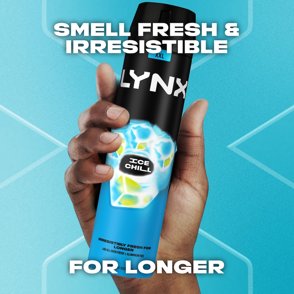 image 1 of Lynx Ice Chill 48h Deodorant Bodyspray for Men 250ml