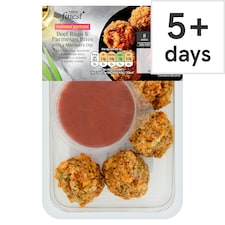 Tesco Finest Beef Ragu & Parmesan Bites with a Marinara Dip 148g