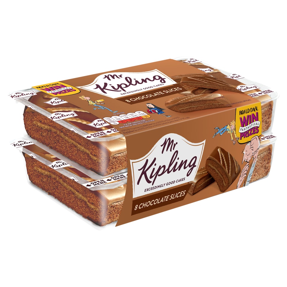 image 1 of Mr Kipling Chocolate Slices 8 Pack