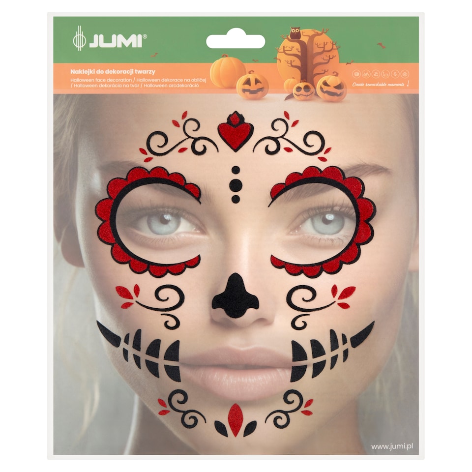 Jumi Halloween dekorace na obličej