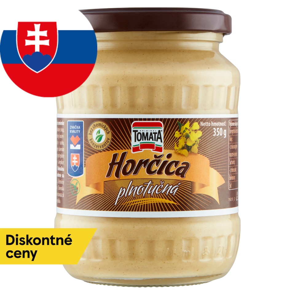 obrázok 1 z Tomata Original Horčica plnotučná 350 g