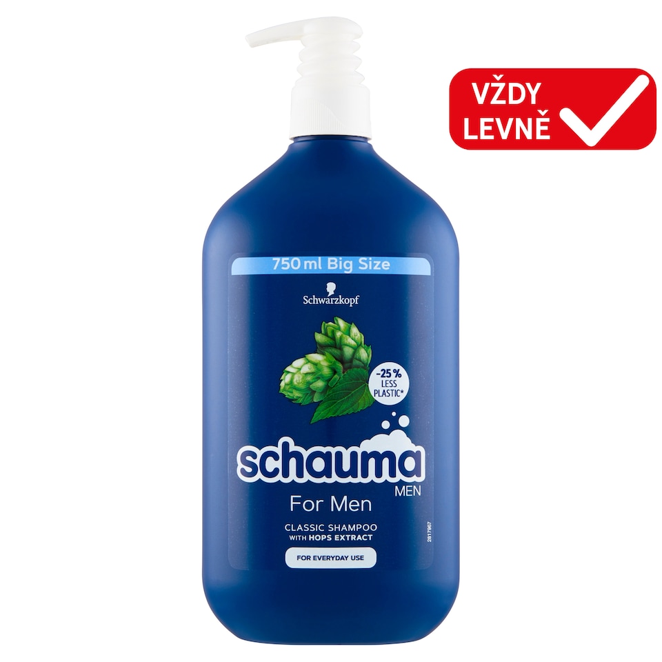 Obrázek 1 pro produkt Schauma Men Classic šampon 750ml