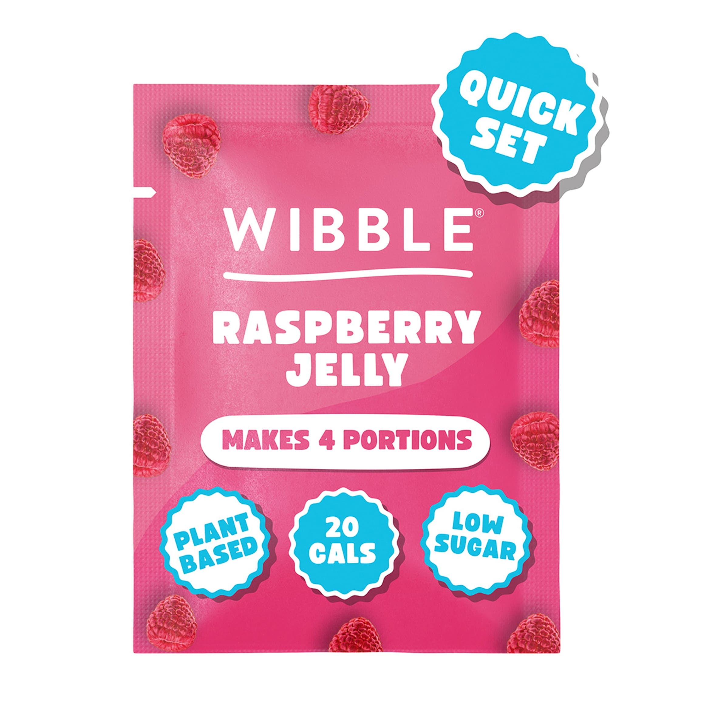 Wibble Raspberry Jelly Crystals 57g - Tesco Groceries