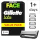 image 1 of Gillette Labs Men's Razor Blades Refills 8 Pack