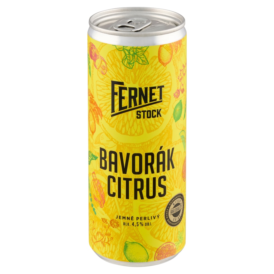 image 1 of Fernet Stock Bavorák Citrus Carbonated Mixed Alcoholic Drink 250 ml