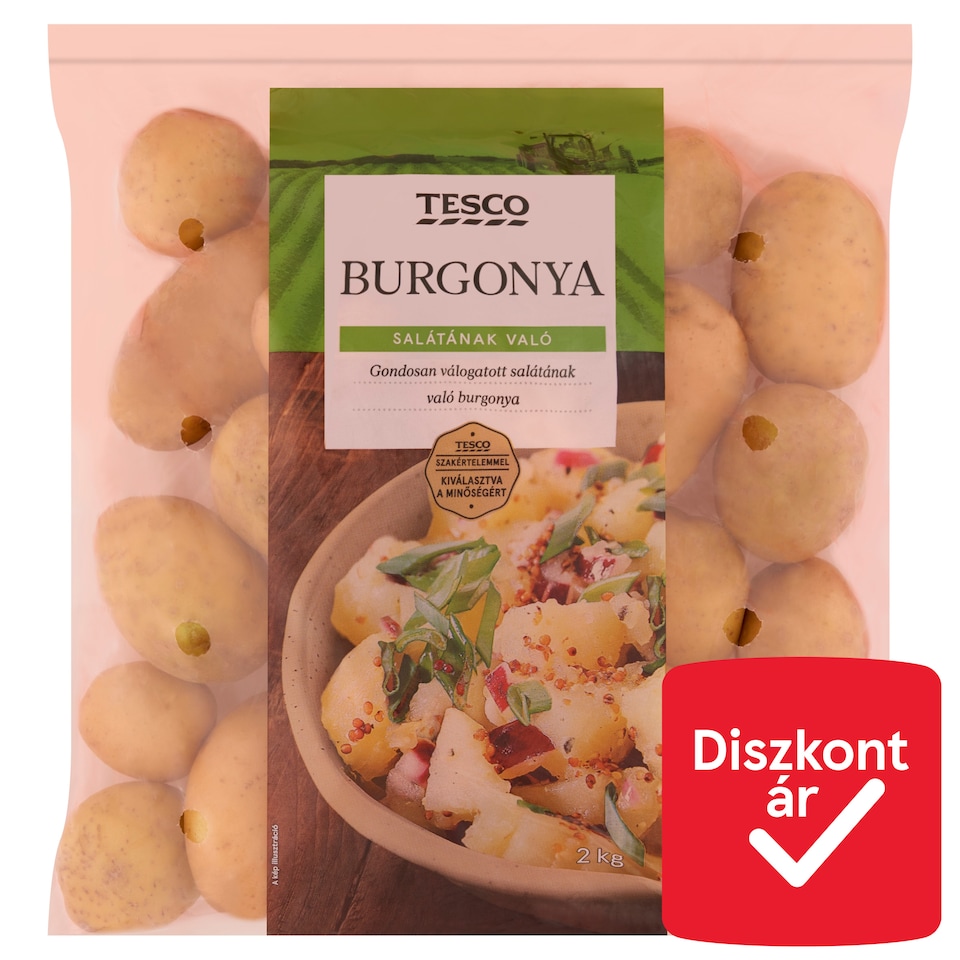 Tesco burgonya salátának való 2 kg