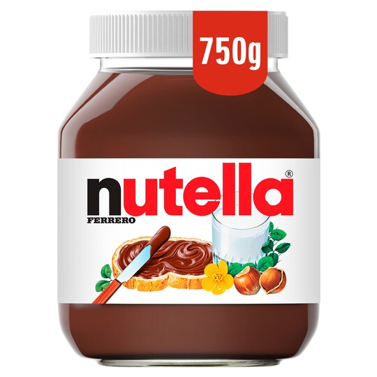 Nutella Hazelnut Chocolate Spread 750G Tesco Groceries