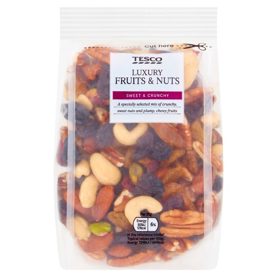 Tesco Wholefood Luxury Fruit & Nut Mix 300G Tesco Groceries