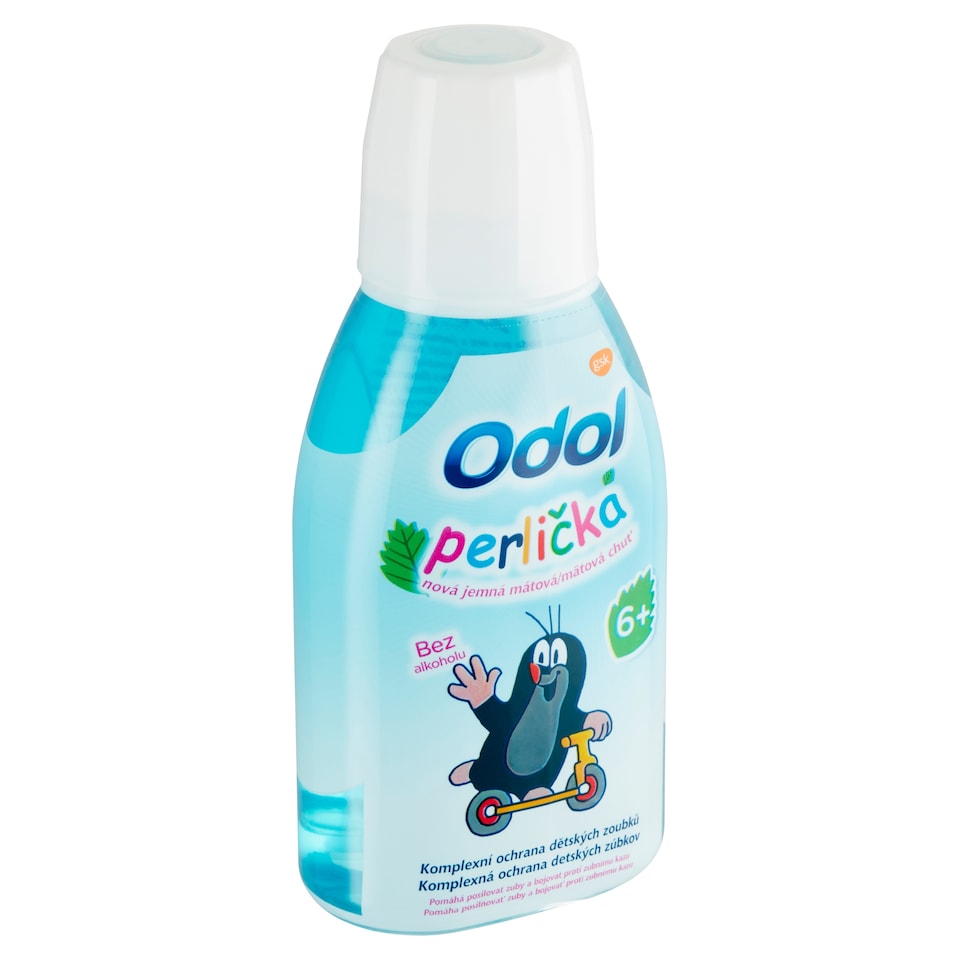 obrázok 1 z Odol Perlička ústna voda pre deti s jemnou mätovou príchuťou 300 ml