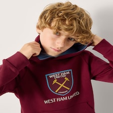 West Ham United Cotton Rich Hoodie in Red