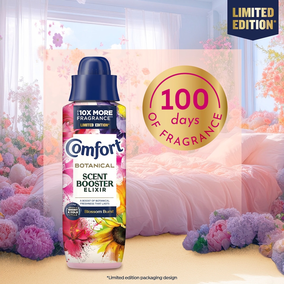 image 1 of Comfort Scent Booster Elixir Blossom Burst Limited Edition 20 Washes 460ml