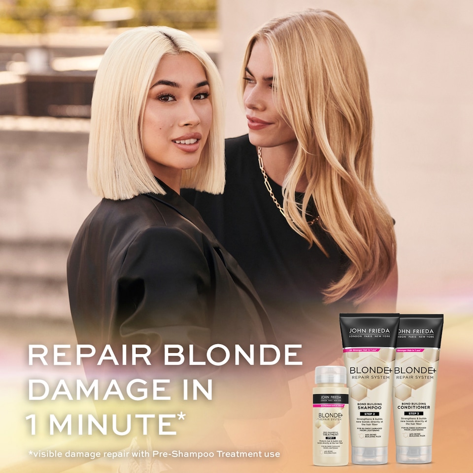 image 1 of John Frieda Blonde+ Repair System Bond Building Shampoo 250ml