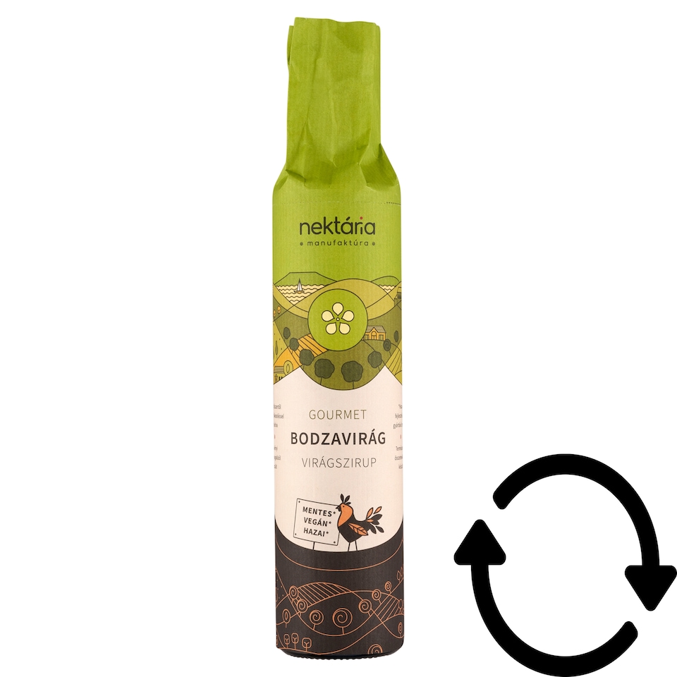 Nektária Gourmet bodzavirág virágszirup 500 ml