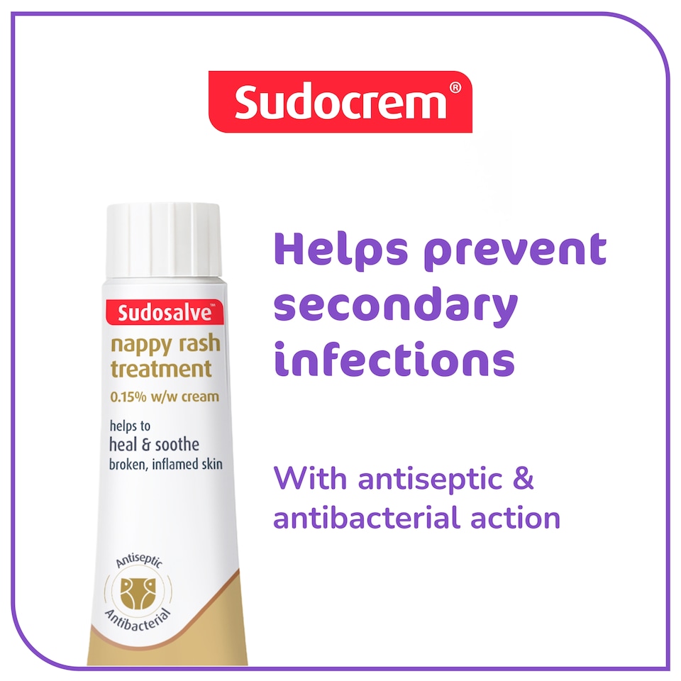 image 1 of Sudosalve Nappy Rash Treatment Cream 25g