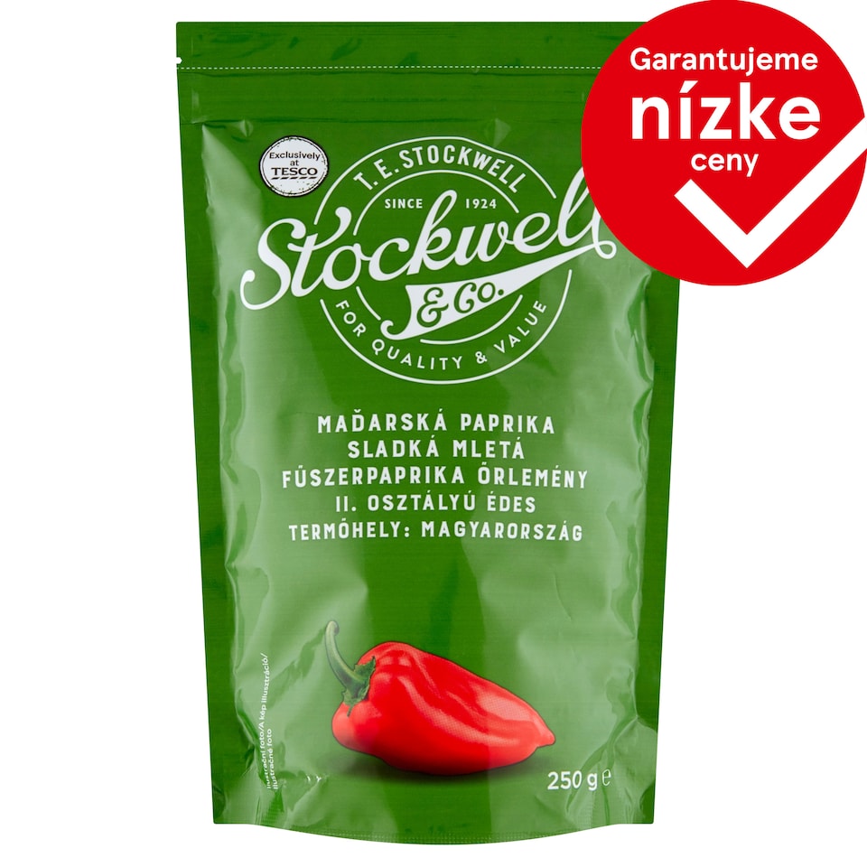 Stockwell & Co. Maďarská paprika sladká mletá 250 g
