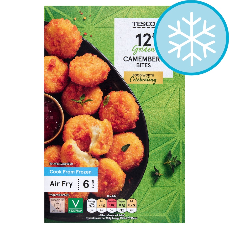 Tesco Camembert Bites 12 Pack 200g