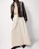 image 2 of F&F Pleated Wide Leg Culottes in Cream