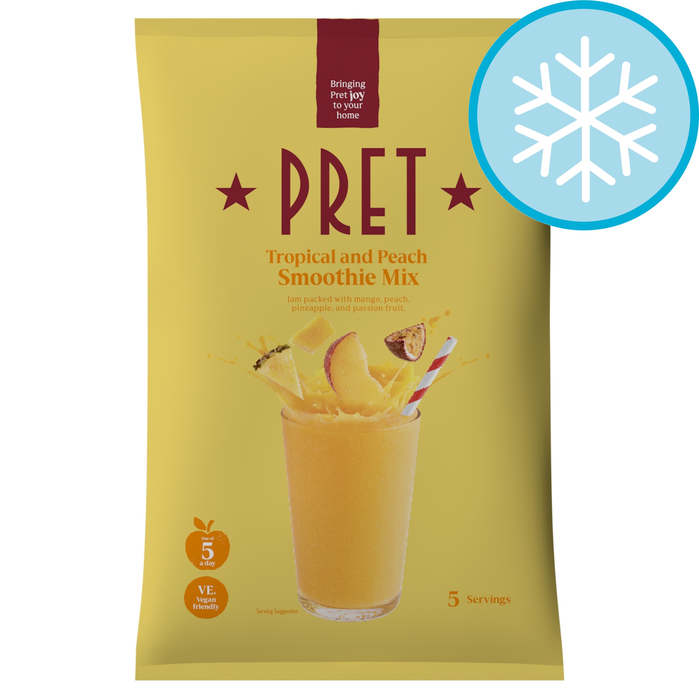 Pret A Manger Tropical Peach Smoothie Mix 400g