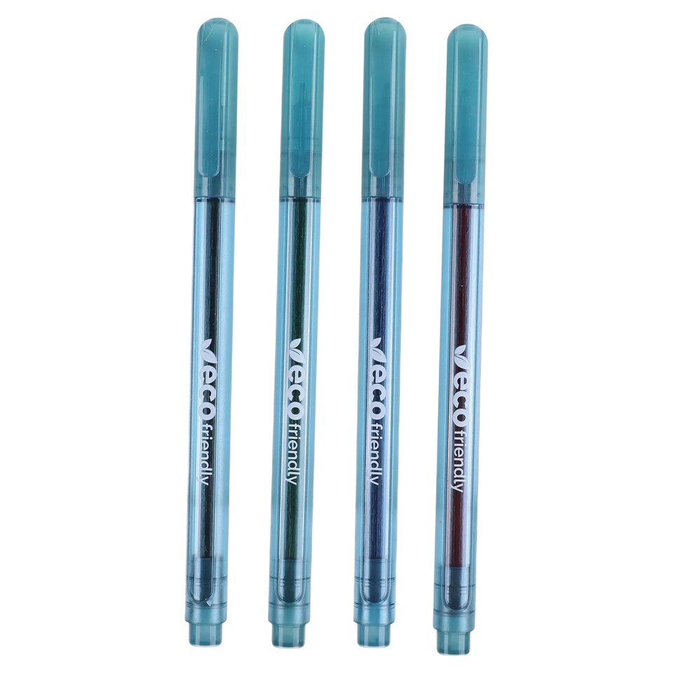 Obrázek 1 pro produkt Pero s kovovým uzavřením s inkoustem na vodní bázi hrot 0,4 mm 4 ks