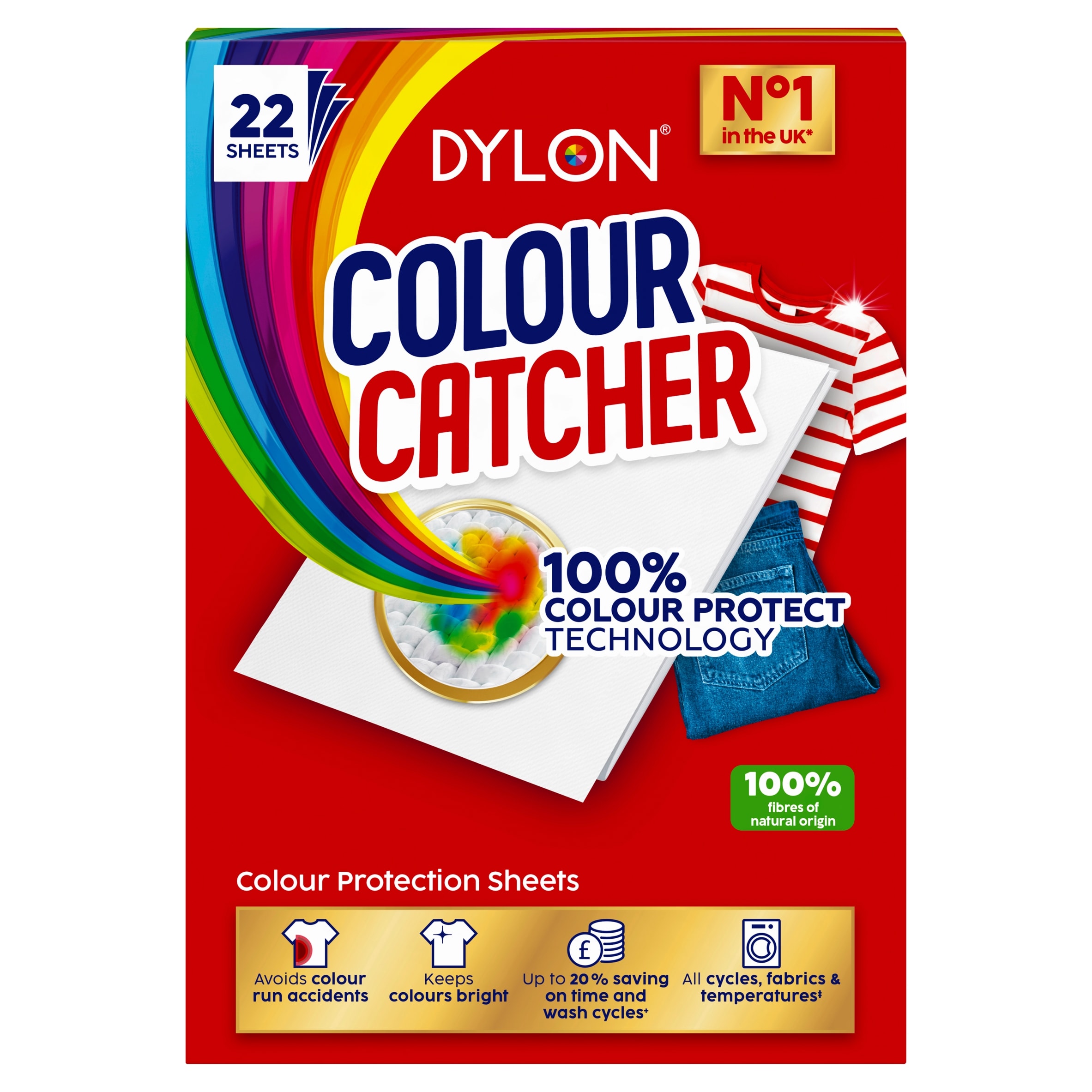 Dylon Colour Catcher Colour Protection Sheets 22 Pack