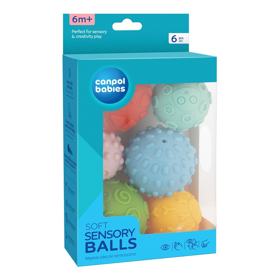 Canpol babies Soft sensory balls 6 pcs