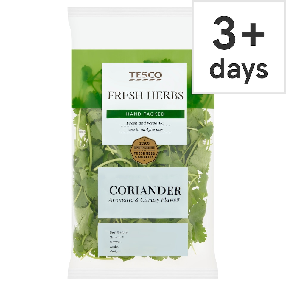 Tesco Fresh Herbs Coriander 30G