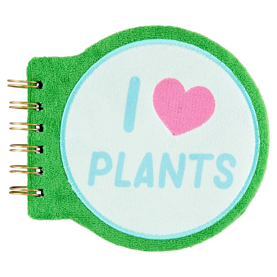 I Love Plants Mini Spiral Notebook 60 Sheets