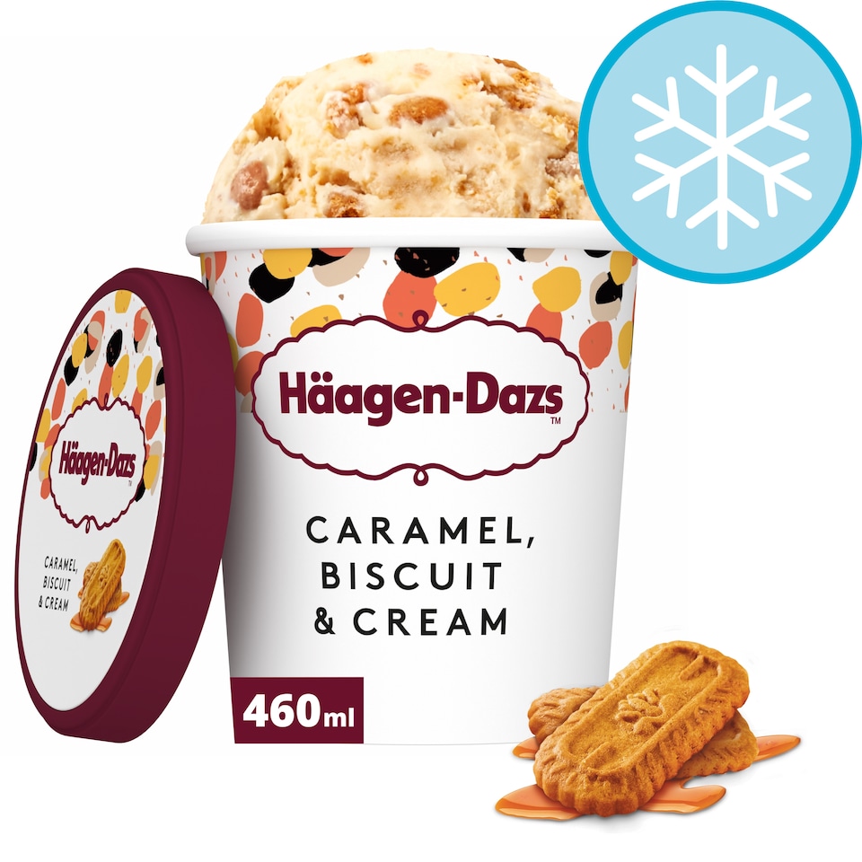 image 1 of Häagen-Dazs Caramel, Biscuit & Cream Ice Cream 460ml