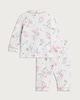 image 2 of F&F Baby Pure Cotton Floral Print Pyjama Set in Pink