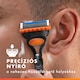 Gillette Fusion5 Férfi Borotva, 1 db Gillette 5 Pengés Borotva, Borotvabetétek, Precíziós Nyíró  5. kép