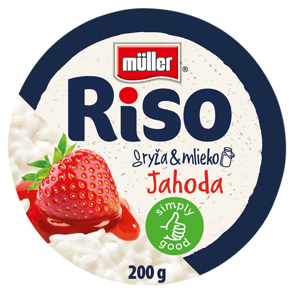 Müller Riso Mliečna ryža jahoda 200 g