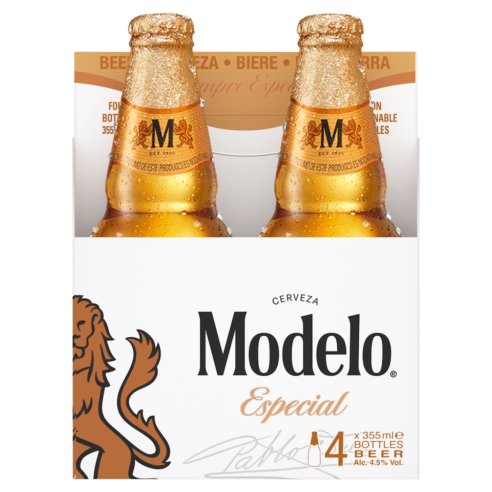 image 1 of Modelo Especial Mexican Lager 4 x 355ml