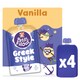 image 1 of Petits Filous Greek Style Vanilla Yogurt Pouch 4x85g