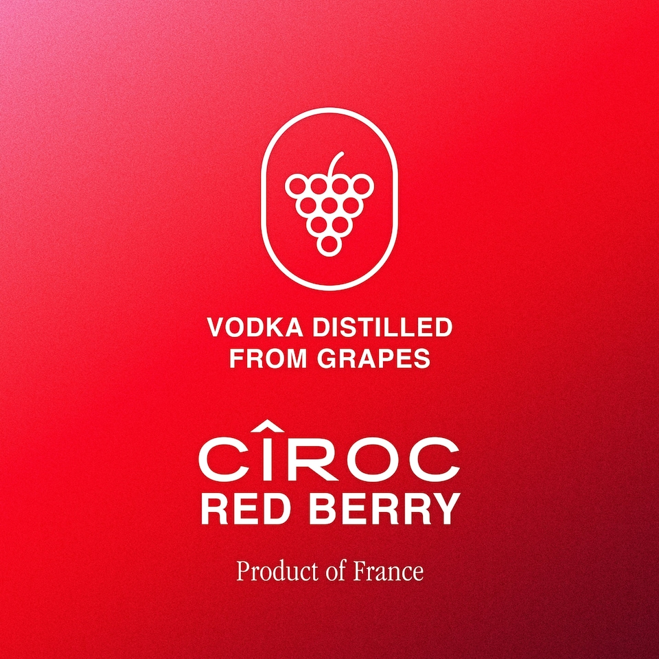 image 1 of Ciroc Red Berry Sparkling Vodka Drink 250ml