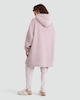 image 3 of F&F Fleece Oversized Pyjama Hoodie in Pink