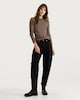 image 2 of F&F Cotton Rich Stripe Print Long Sleeved Top in Multi Black