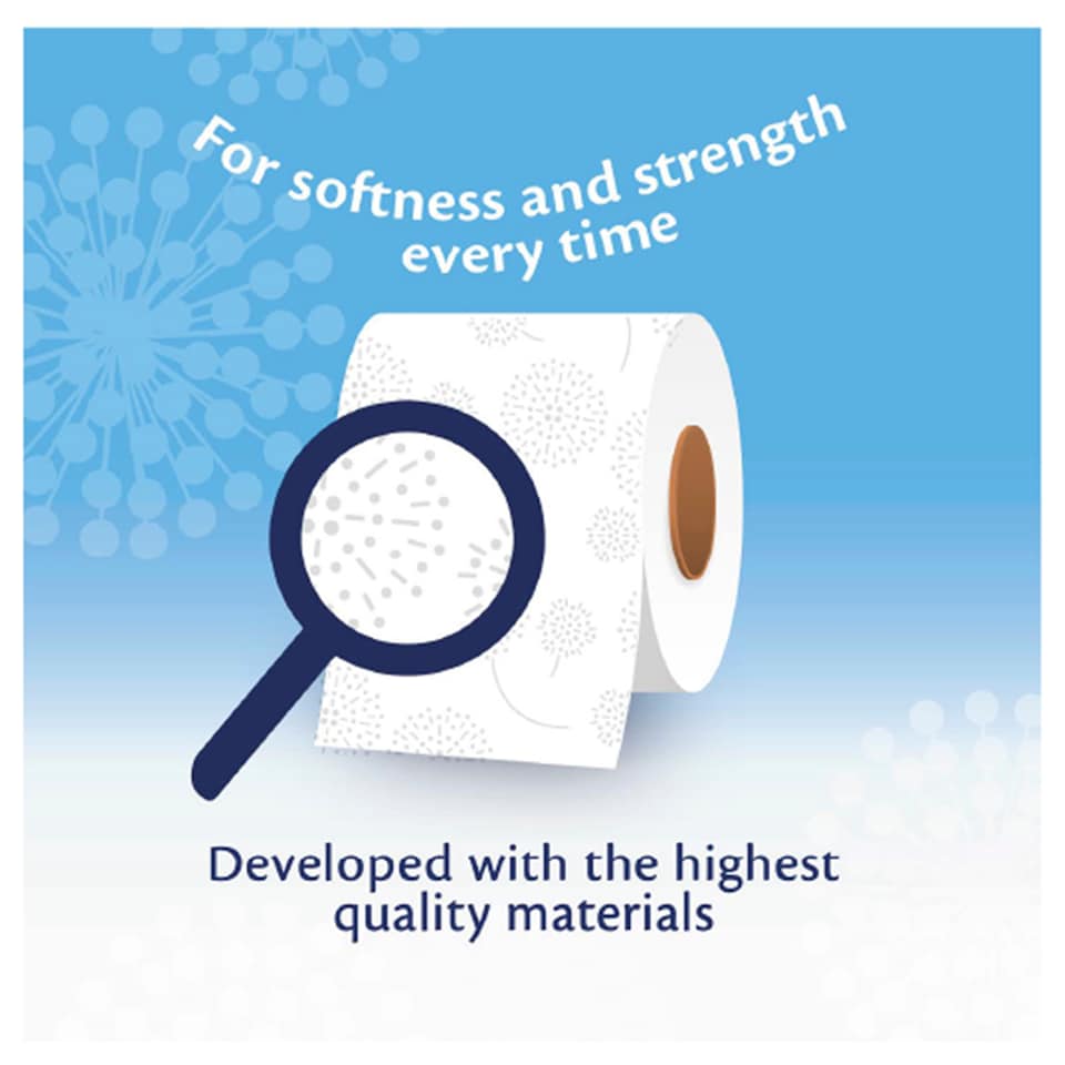 image 1 of Tesco Luxury Soft White Toilet Tissue 6 Long Rolls