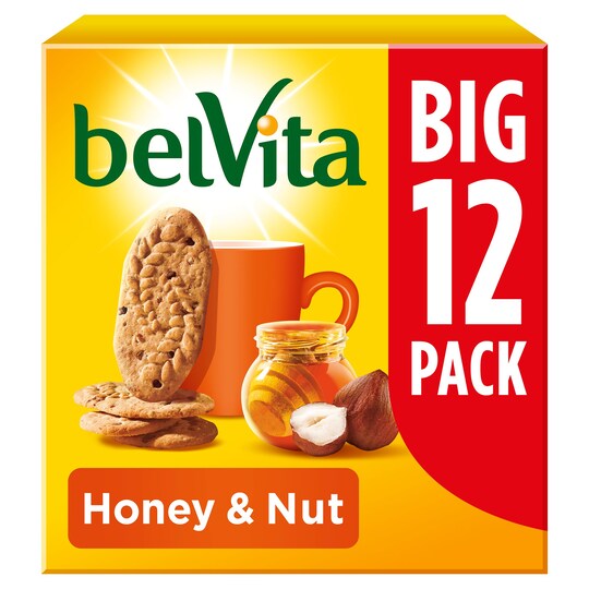 Belvita Honey And Nut Biscuits 540G Tesco Groceries