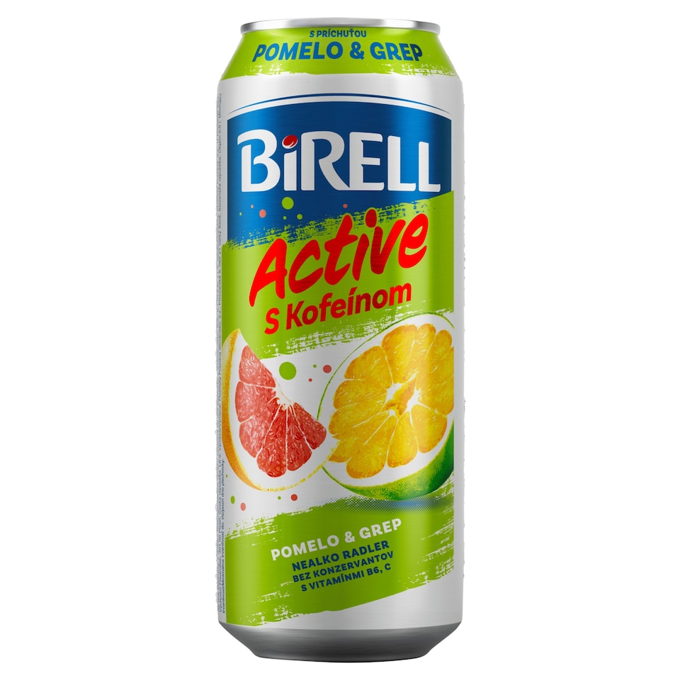 Birell Active Pomelo a grep s kofeínom 0,5 l