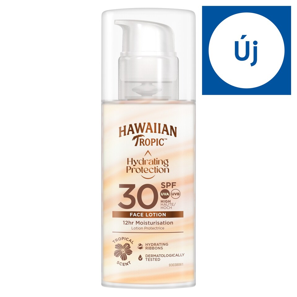 Hawaiian Tropic Hydrating Protection Face Lotion fényvédő termék SPF30 50 ml