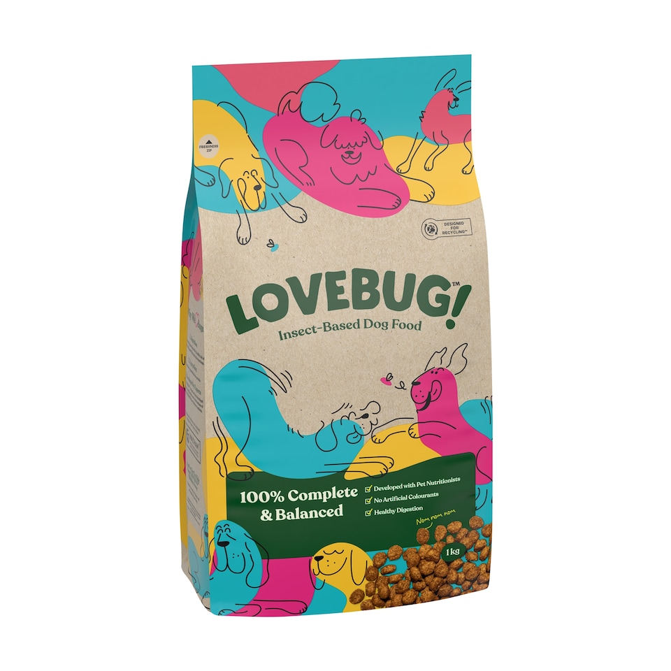 image 1 of LOVEBUG Dry Insect Protein Adult Dog Food 1kg