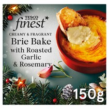 Tesco Finest Brie Bake With Roasted Garlic & Rosemary 150G