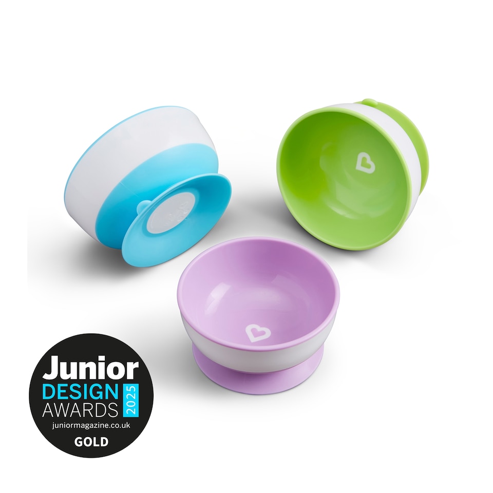 image 1 of Munchkin Stay Put Suction Bowl 3 Pack