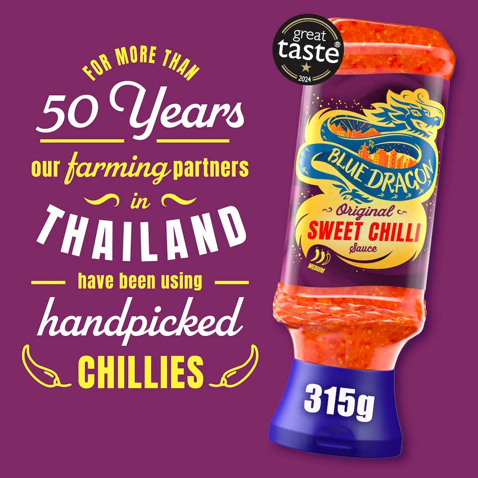 image 1 of Blue Dragon Original Thai Sweet Chilli Dipping Sauce 315g