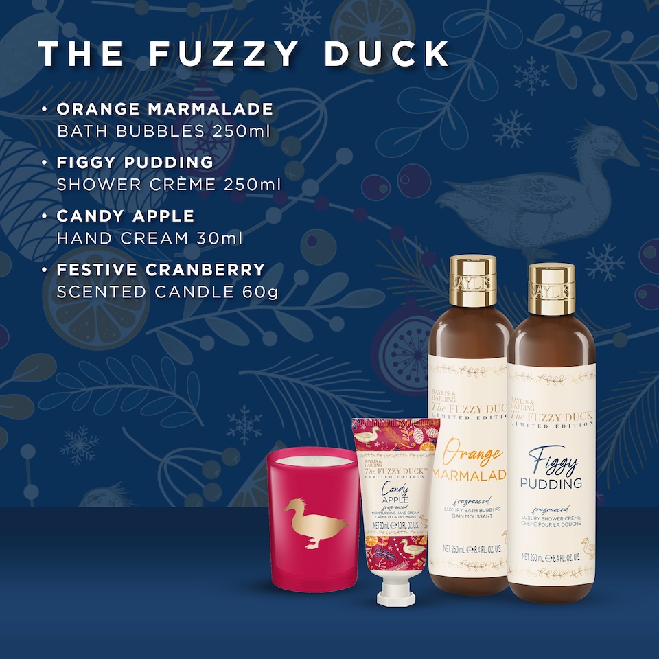 image 1 of Baylis & Harding The Fuzzy Duck Winter Wonderland Luxury Candlelit Bathing Gift Set