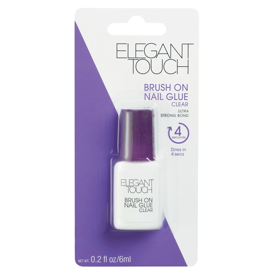 Elegant Touch Brush On Nail Glue 6Ml